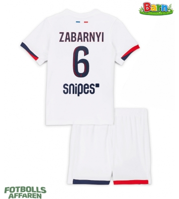 Paris Saint-Germain Illia Zabarnyi #6 Bortaställ Barn 2025-26 Kortärmad (+ Korta byxor)